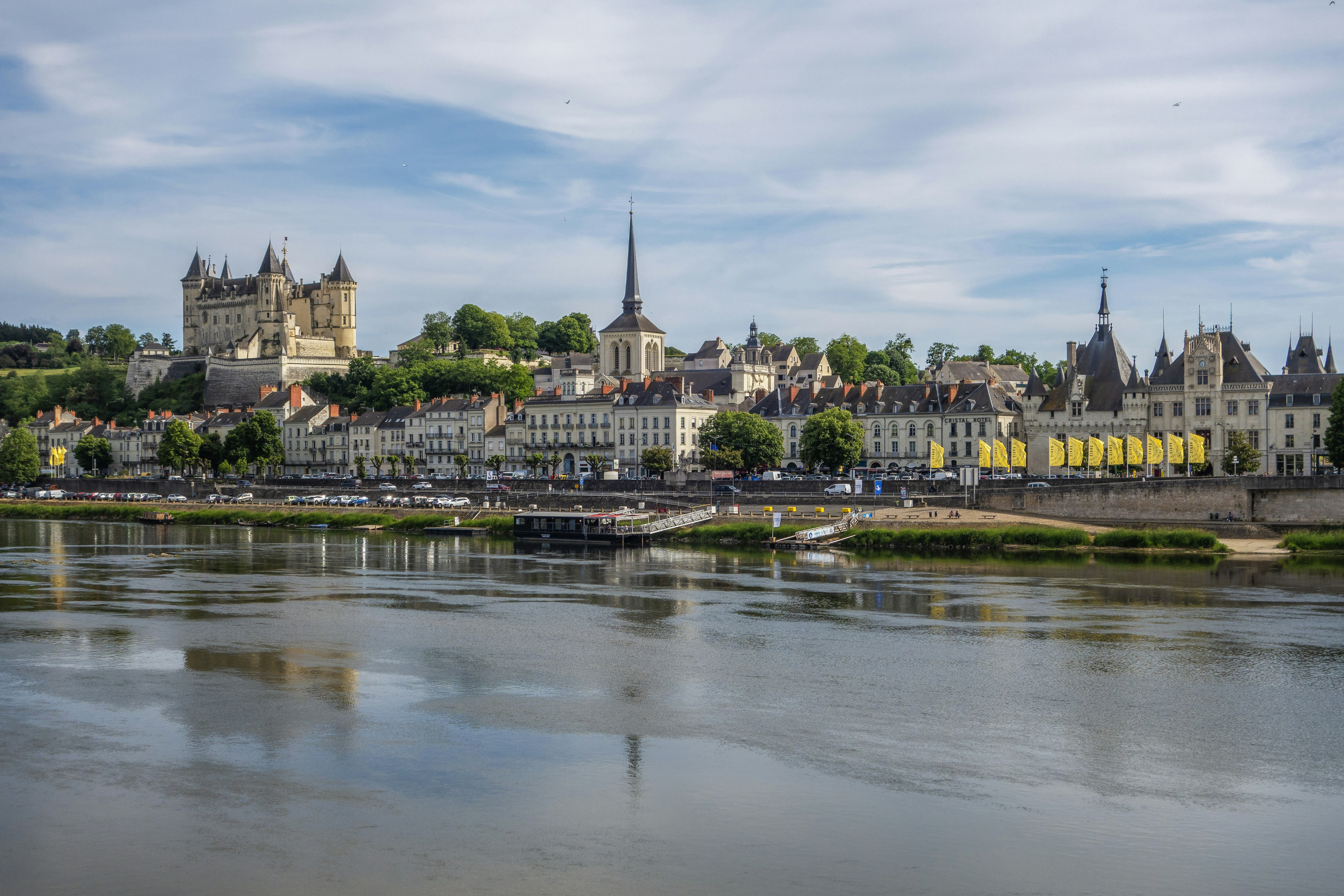 vue de Saumur et de la Loire